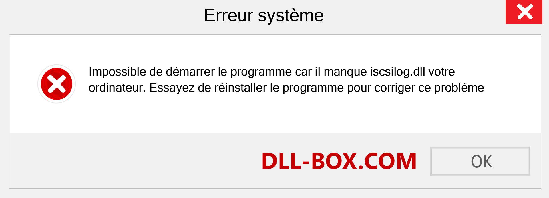 Le fichier iscsilog.dll est manquant ?. Télécharger pour Windows 7, 8, 10 - Correction de l'erreur manquante iscsilog dll sur Windows, photos, images