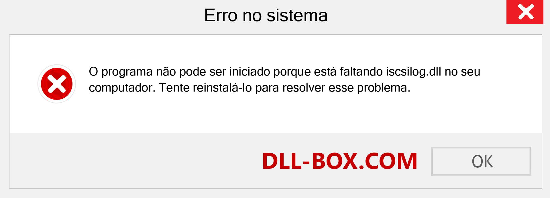 Arquivo iscsilog.dll ausente ?. Download para Windows 7, 8, 10 - Correção de erro ausente iscsilog dll no Windows, fotos, imagens